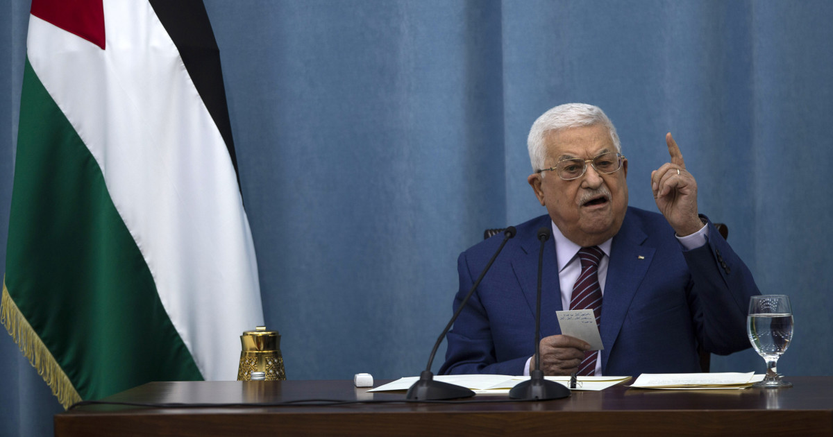 Israel ah dhathikurumuge fiyavalhu elhumah Palestine ge raees govaalaifi