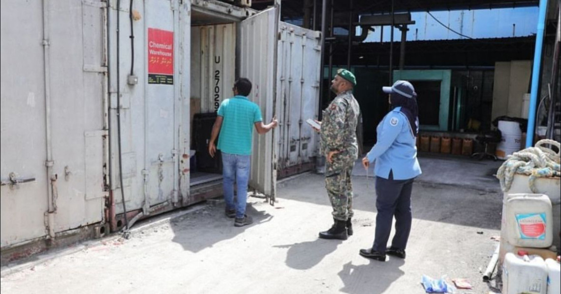 Nurahkaatheri chemical gengulhey 55 thaneh male' gai