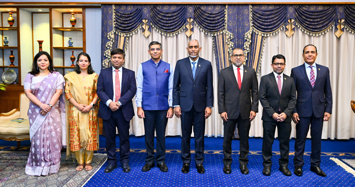 India ge safeeru raeesuljumhoorihyaa ge arihah vadhaaee ziyaaraiy kurahvaifi