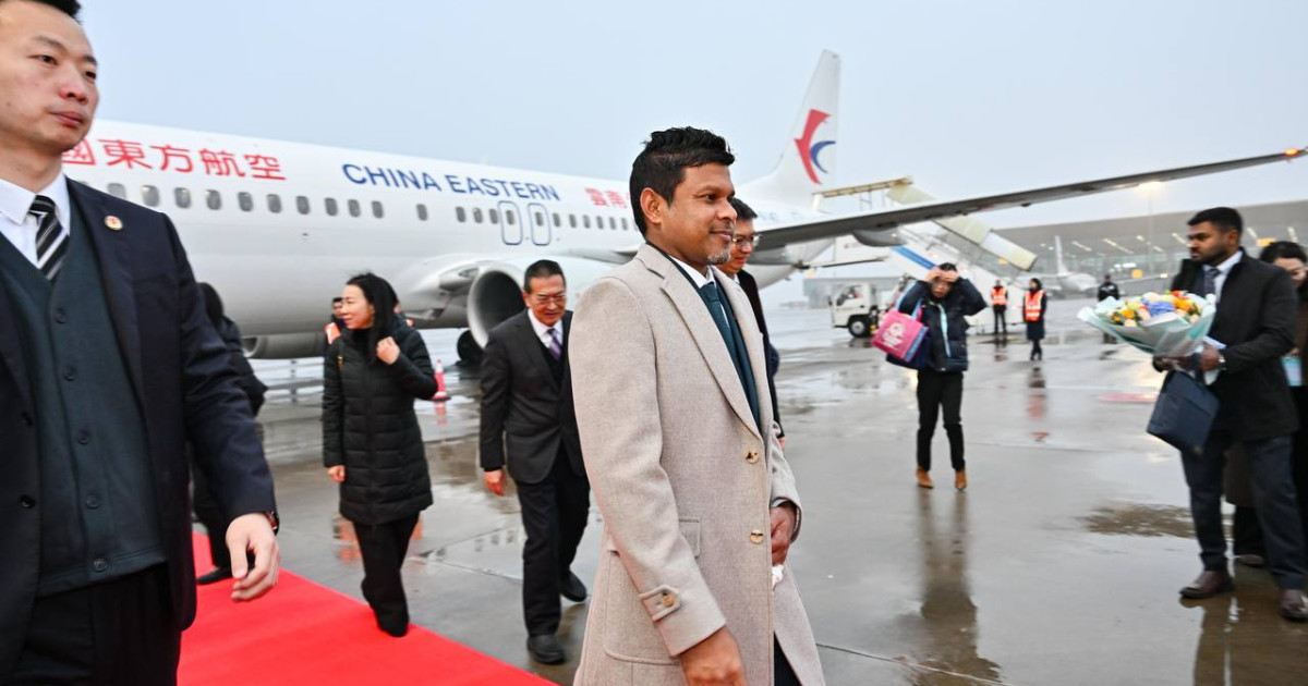 Naibu raees china ah kurehvi dhathurufulhu nimmavaa lehvah fahun raajje vadaigenfi